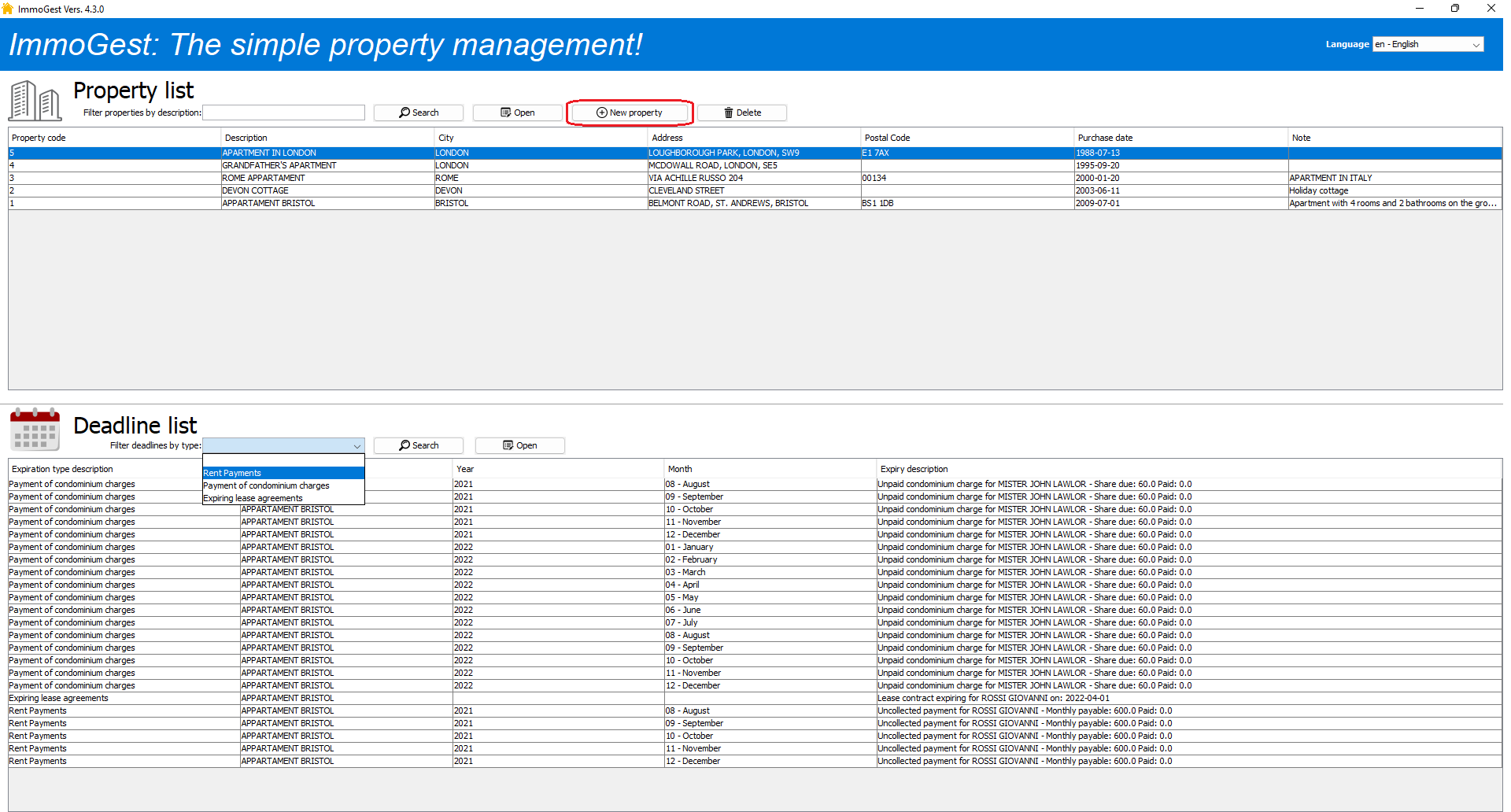 Free property management software simple and intuitive